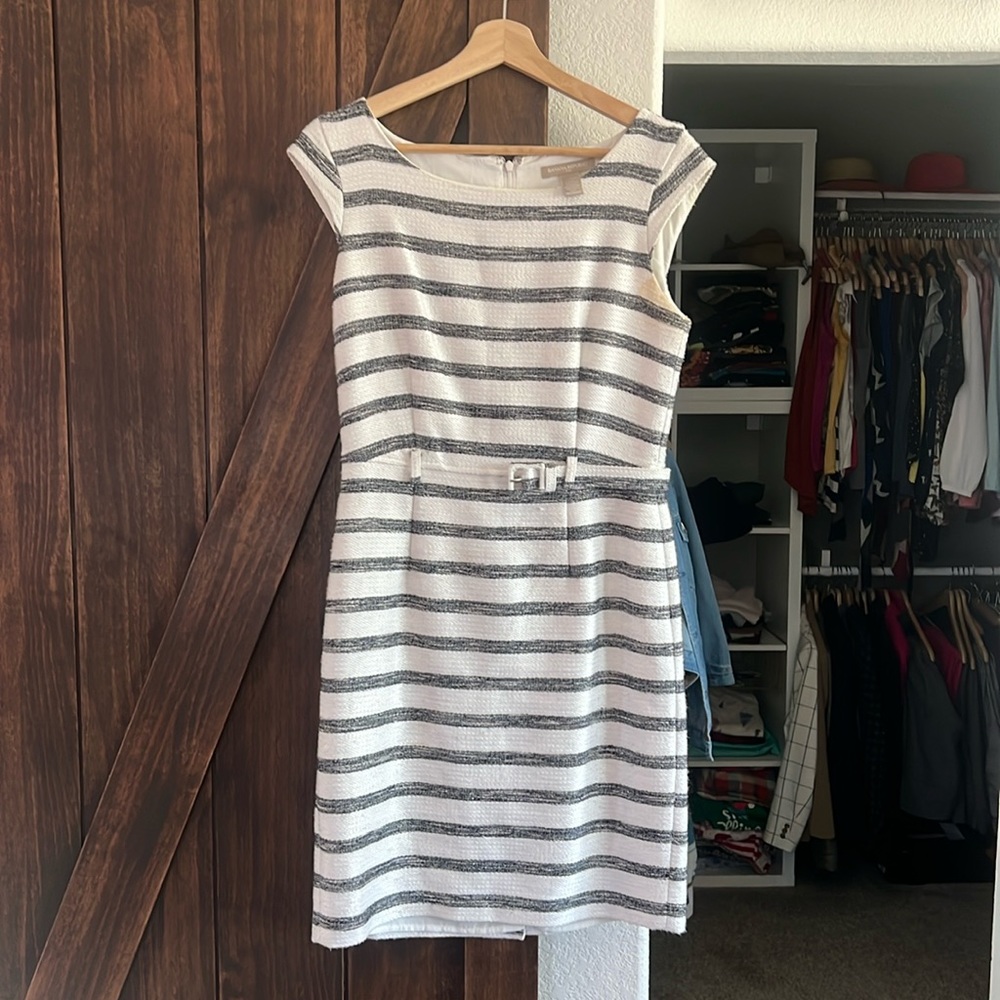 Banana Republic Horizontal Stripe Dress Size 4